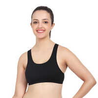 Zimmi Black Sports Bra