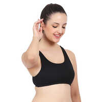 Zimmi Black Sports Bra