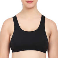 Zimmi Black Sports Bra