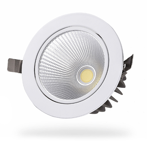 Cl091 Adjustable Cob Series Down Light - Color: White
