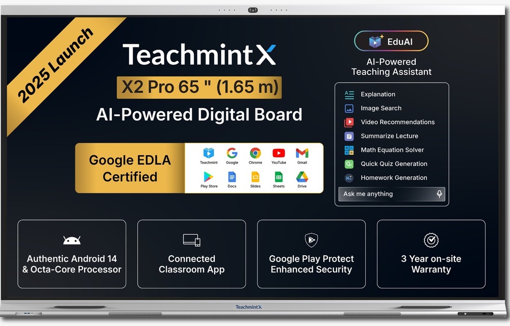 Teachmint X 75 Pro Interactive Board