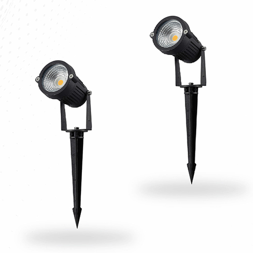 Spike I Series Outdoor Light - Color: Black