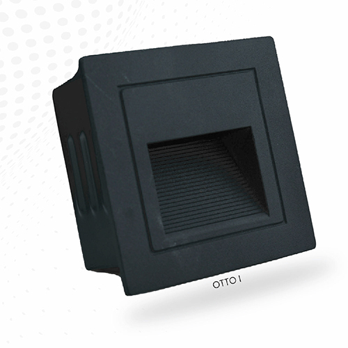 Otto I Series Outdoor Light - Color: Black