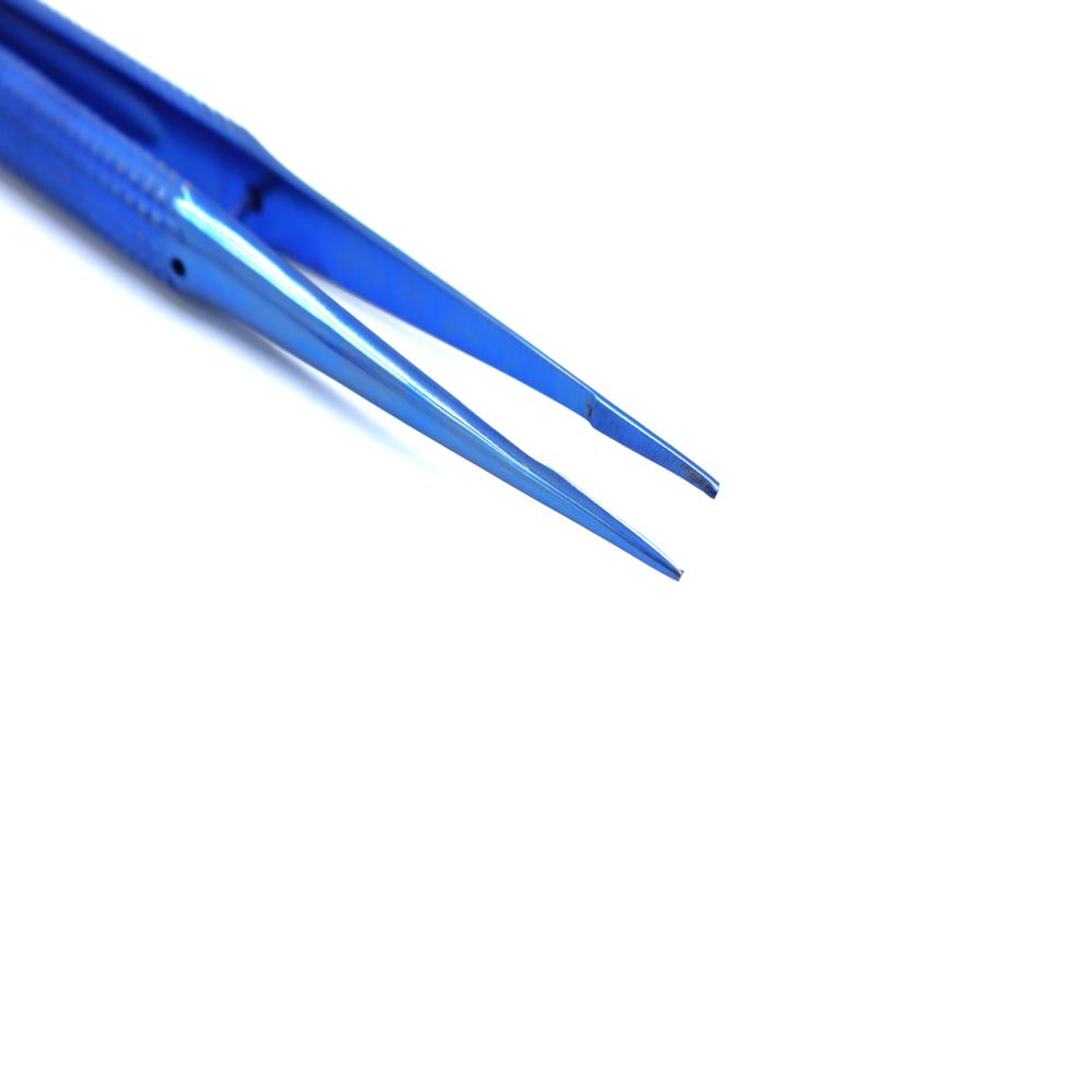 Titanium Micro Forceps Tooth - Color: Blue
