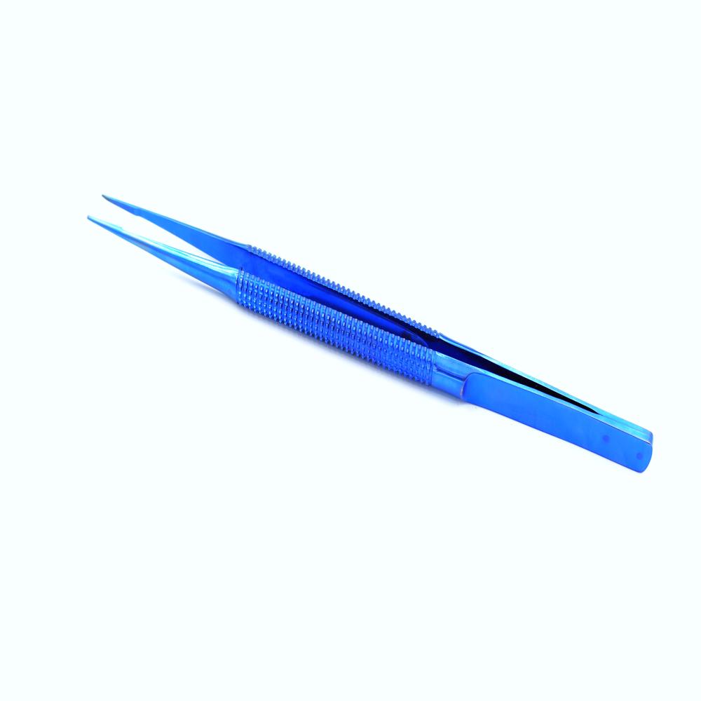 Titanium Micro Forceps Tooth - Color: Blue