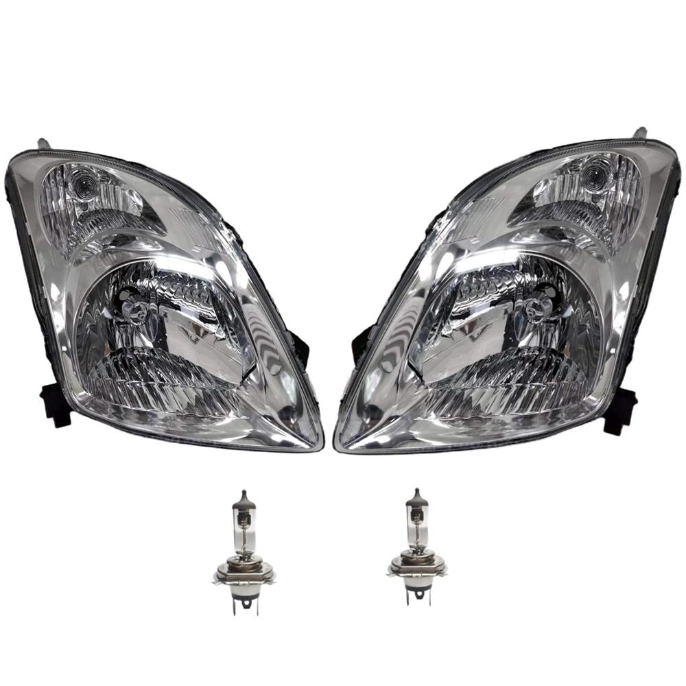 K D Headlight Assembly For Maruti Swift (2005-2011) & Dzire (2008-2012) With Bulb Halogen, ( Without Adjustable Motor) - Features: Weather Resistant