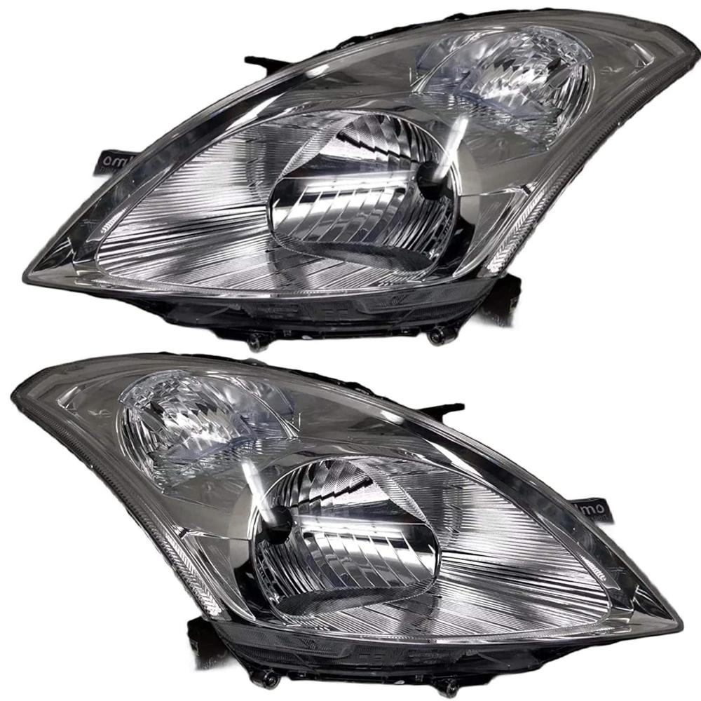K D Headlight Assembly For Maruti Swift (2011-2017) & Dzire (2012-2017) Incandescent ( Without Adjustable Motor) - Color: Yellow