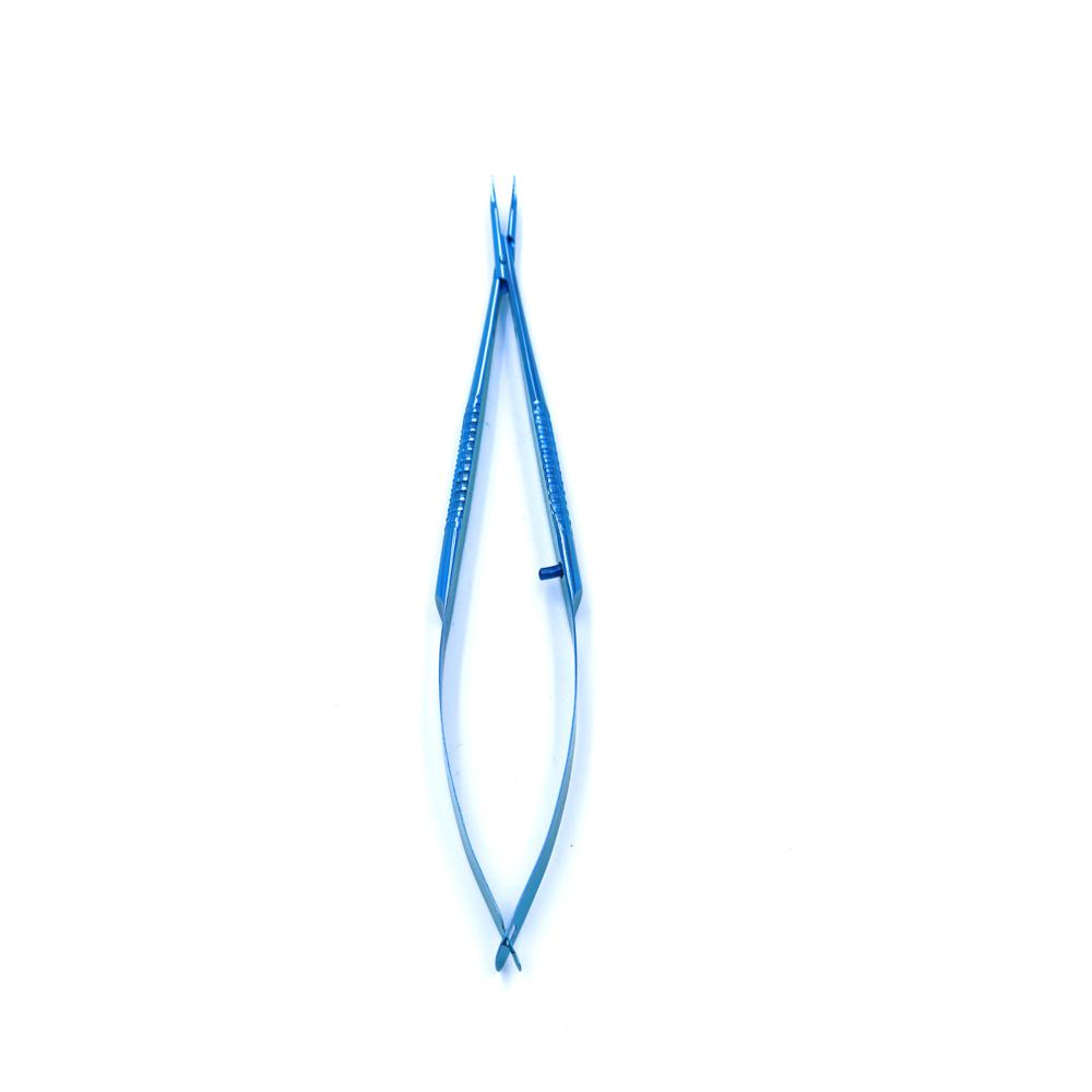 Titanium Needle Holder Barraquer - Color: Blue