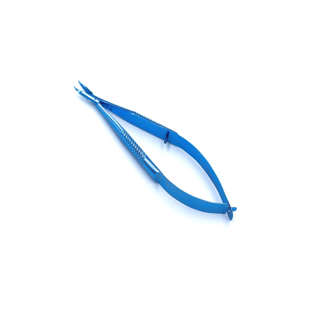 Titanium Needle Holder Barraquer - Color: Blue