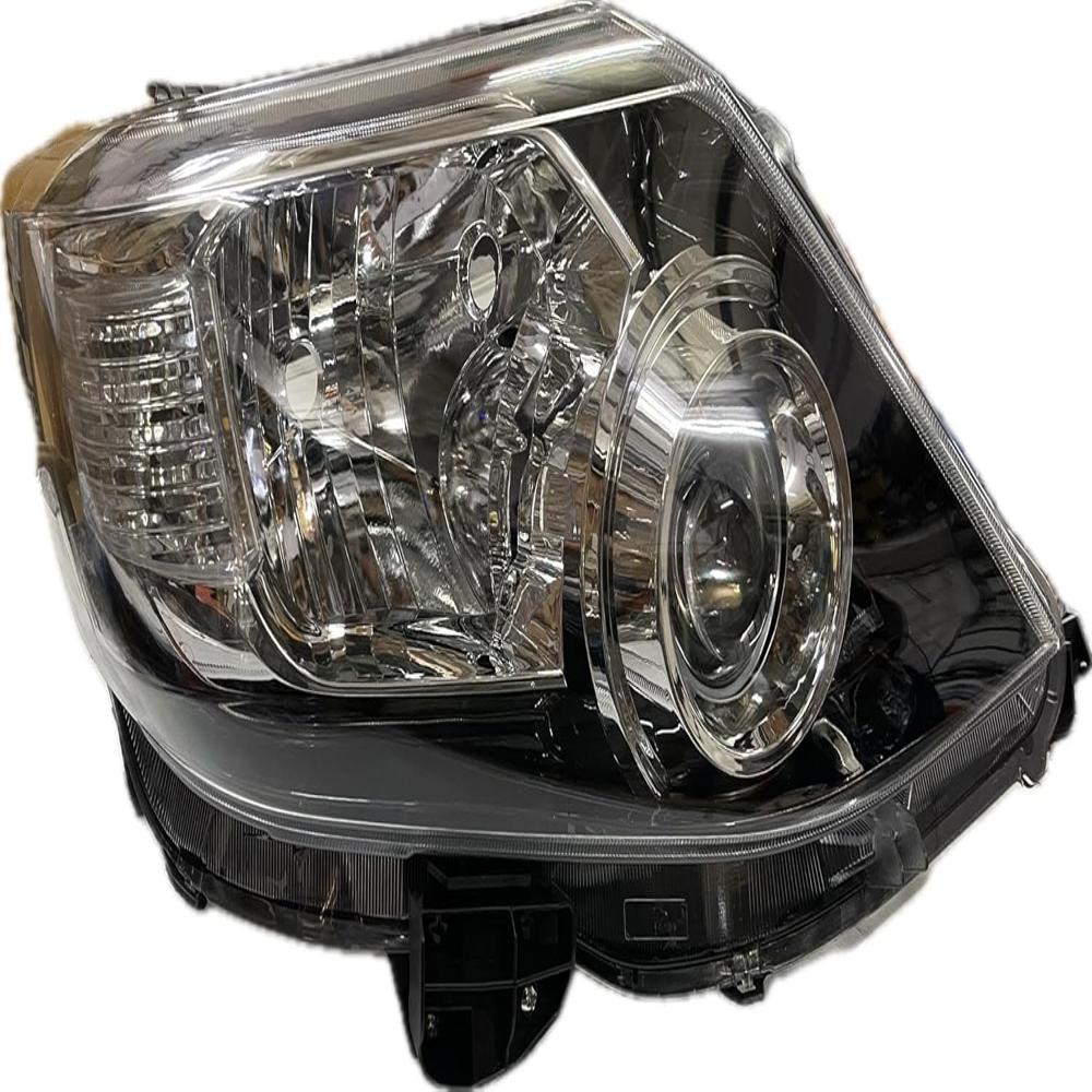 K D Headlight For Toyota Fortuner Type 2 Without Adjustable Motor 2012-2016 - Body Material: Plastic