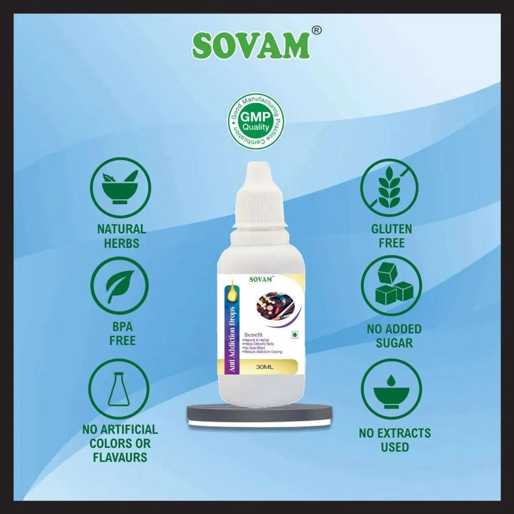 Sovam Addiction Mukti Drop 30 Ml - Age Group: Suitable For All Ages