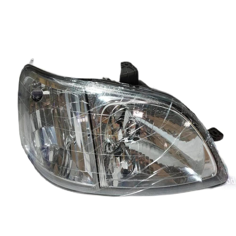 K D Headlight Assembly For Honda City Type 2 1998-2003 ( Without Adjustable Motor) - Body Material: Plastic