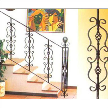 आवासीय सीढ़ी की रेलिंग