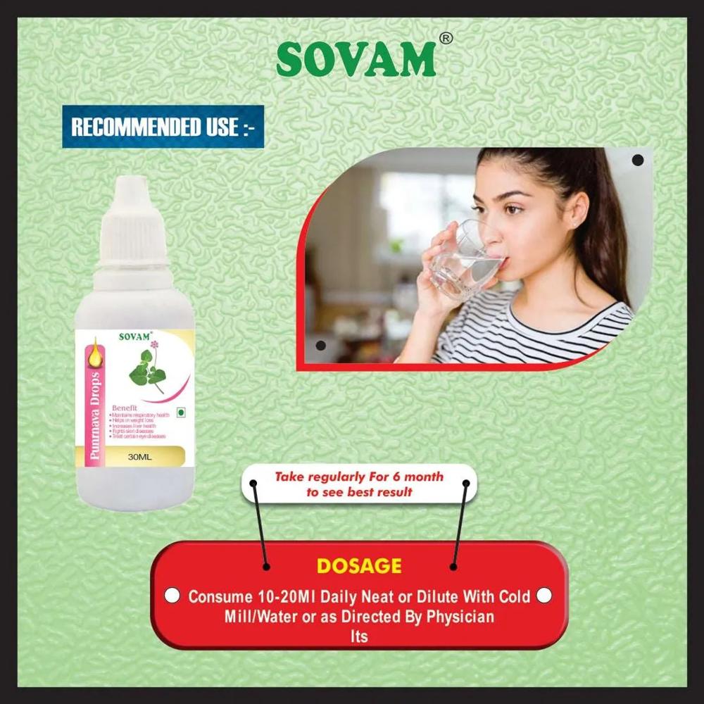 Sovam Punarnava Drop - Age Group: Suitable For All Ages