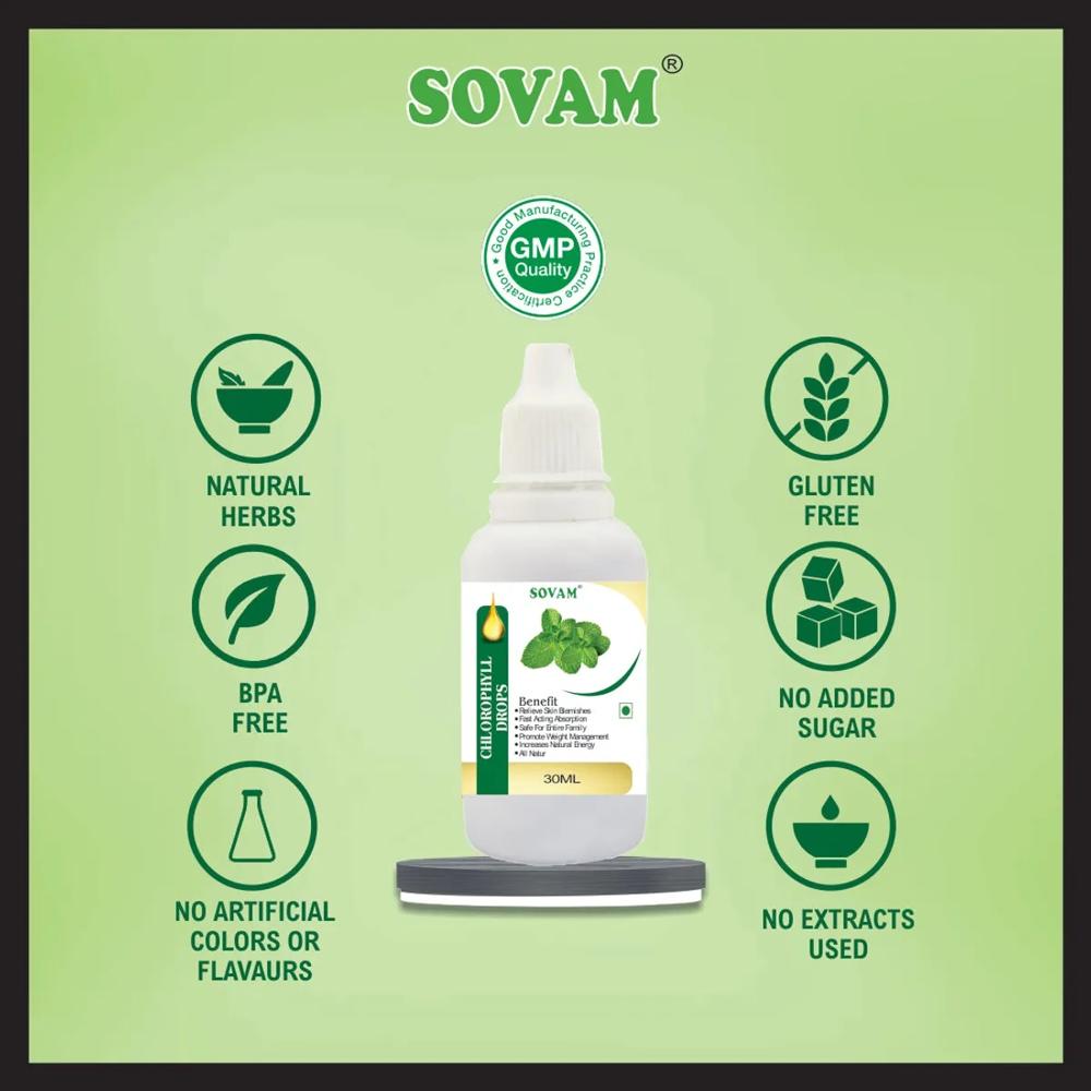 Sovam Chlorophy Drop 30 Ml - Age Group: Suitable For All Ages
