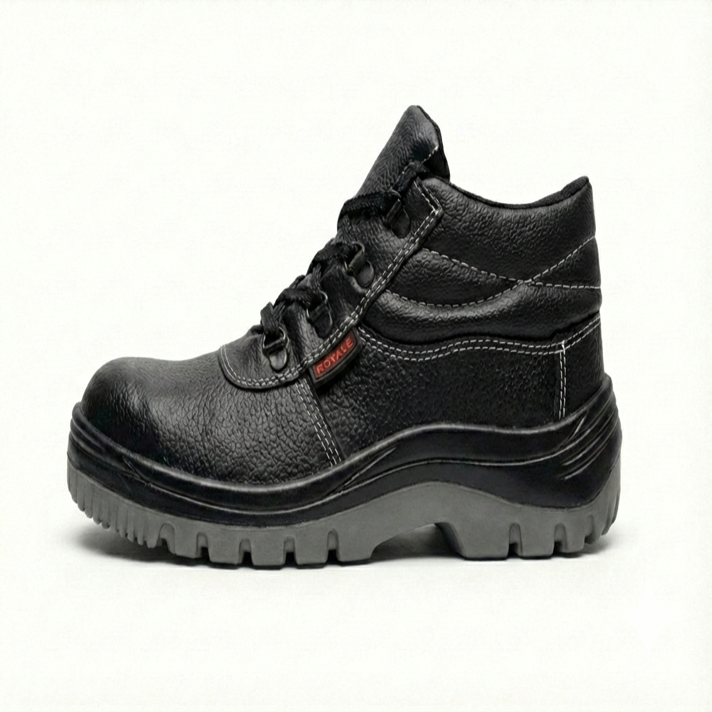 Double Density Safety Shoes - Color: Black
