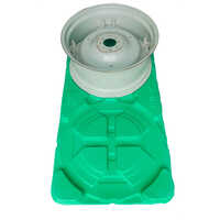 28 Inch Wheel Rim Tray - Color: Green