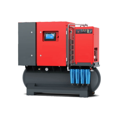 Screw Air Compressor (4 In 1) - Air Tank Capacity: 350 Liter (L)