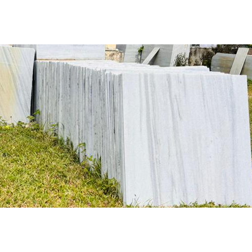 Makrana White Chak Dungri Marble Slab