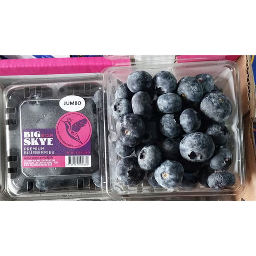 18Mm Blueberry Peru Pack Of 12 Pcs - Color: Dark Blue To Purple