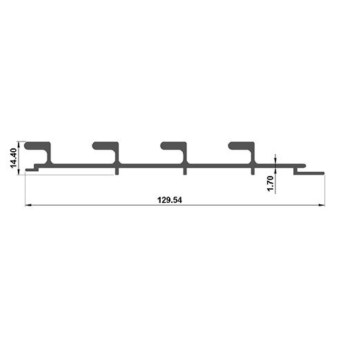 Gate And Facade Panels - Color: Aluminium Color