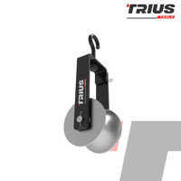 Aluminum Ab Cable Roller - Color: Grey + Neon Green