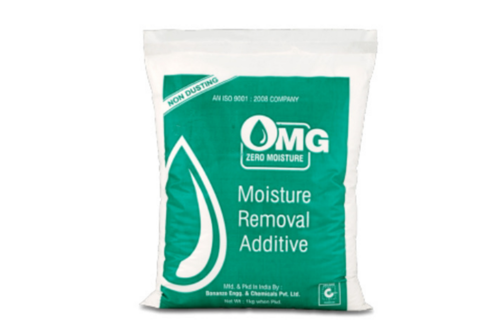 Non Dusting Moisture Removal Additive