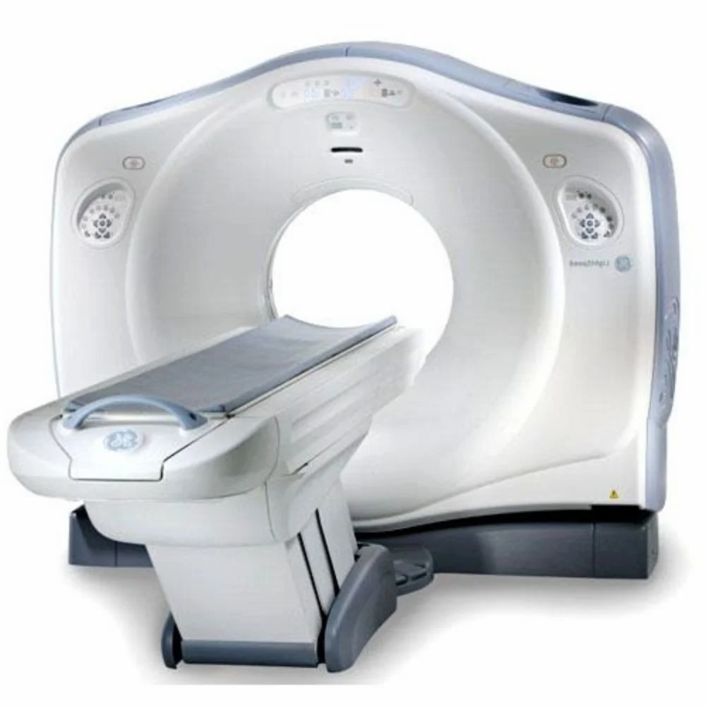 Refurbished Ge Light Speed Ct Scanner Machine - Color Code: White