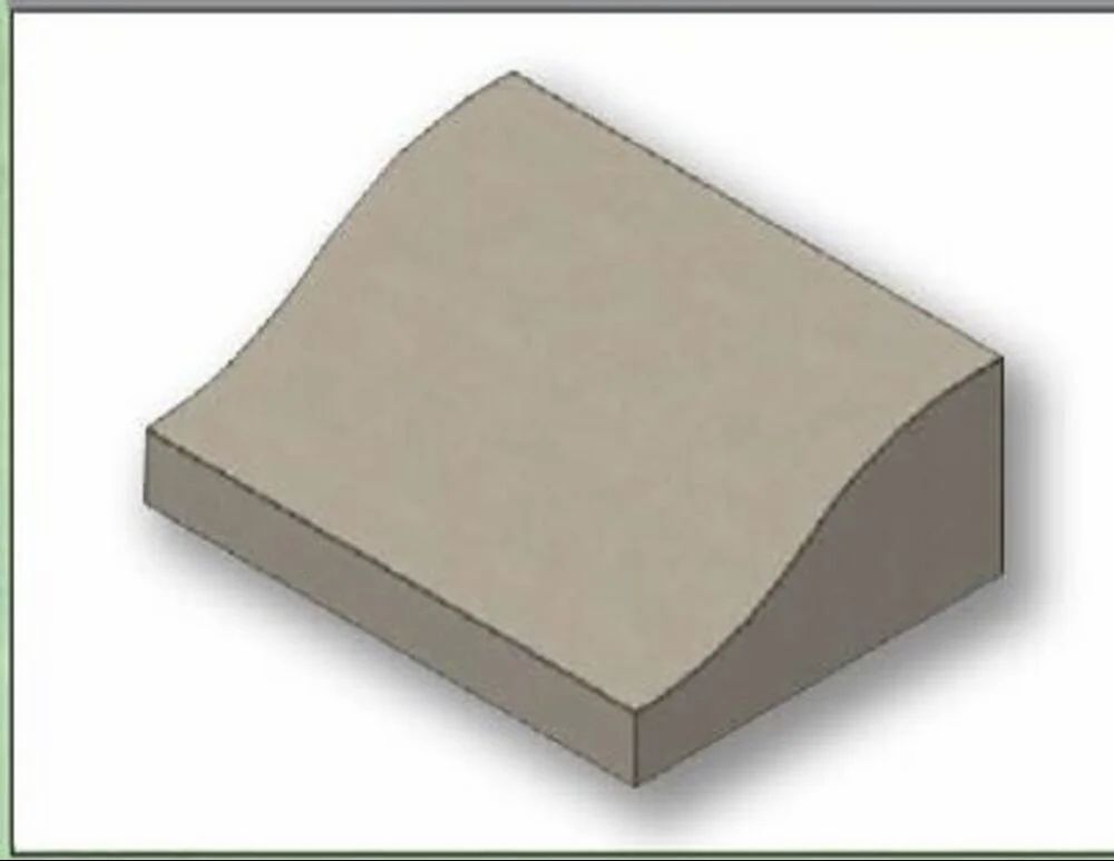 Rollover Kerb - Artificial Stone Type: Solid Surface