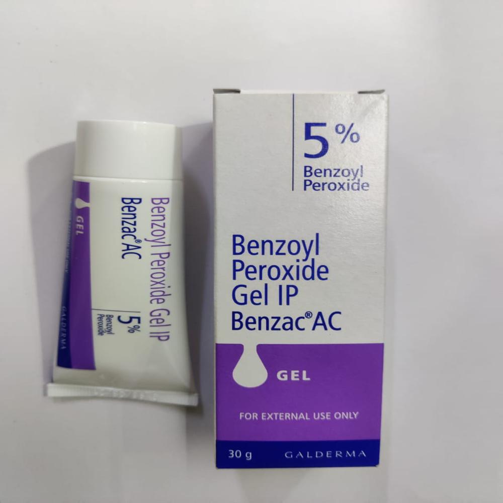 Benzac AC 5 BENZOYL PEROXIDE-5%W/W Gel 30gm