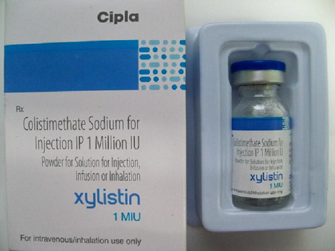 Colistimethate Sodium Injection Ip 1 Million Iu (Xylistin) - Physical Form: Liquid