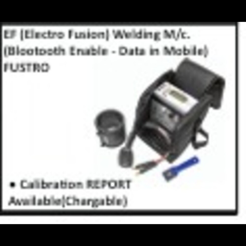 Ef Welding Machine (Electro-Fusion) Automatic ( Biuetooth Enable) - Application: Construction