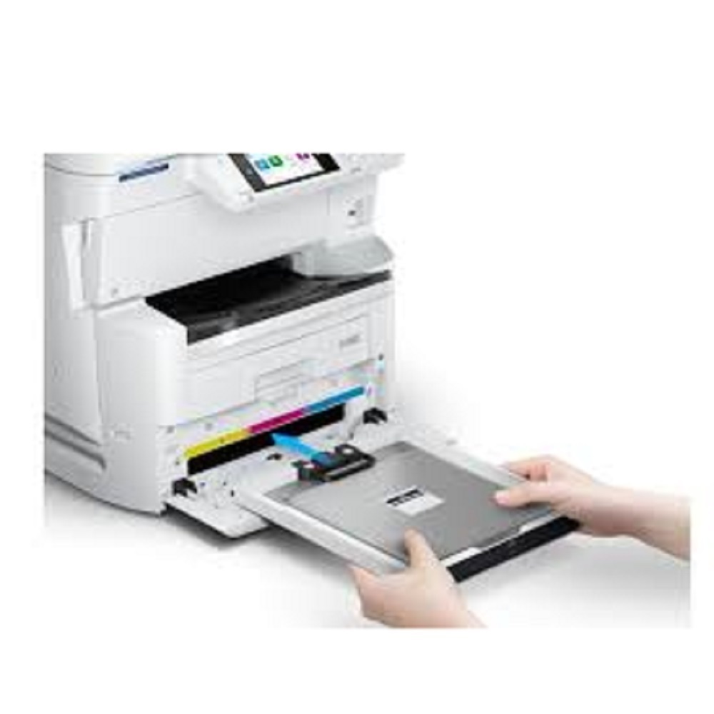 Epson Workforce Pro Em-c8100 - Precisioncore Heat-free Inkjet Technology, 25ppm Print Speed, 45ipm Duplex Scan, 1,835 Paper Capacity, Automatic Duplexing