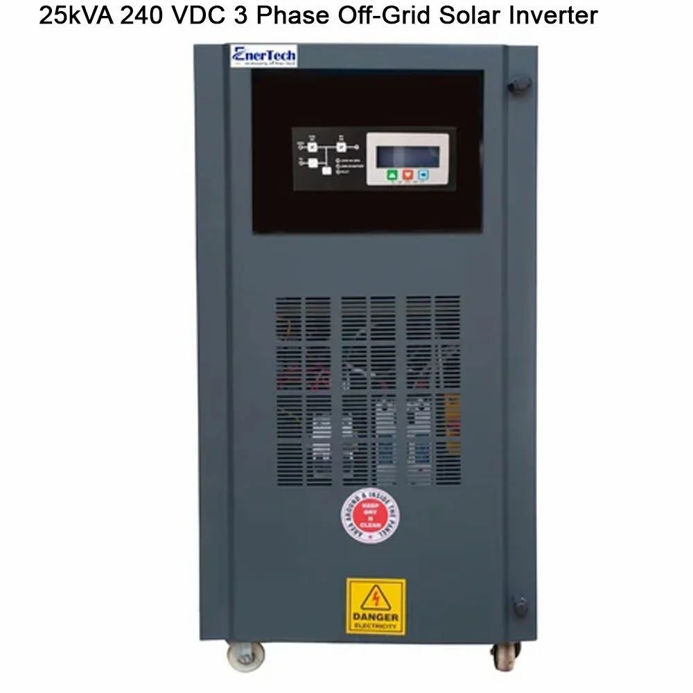 Enertech 25Kva 240 Vdc 3 Phase Off-Grid Solar Inverter - Application: Commercial