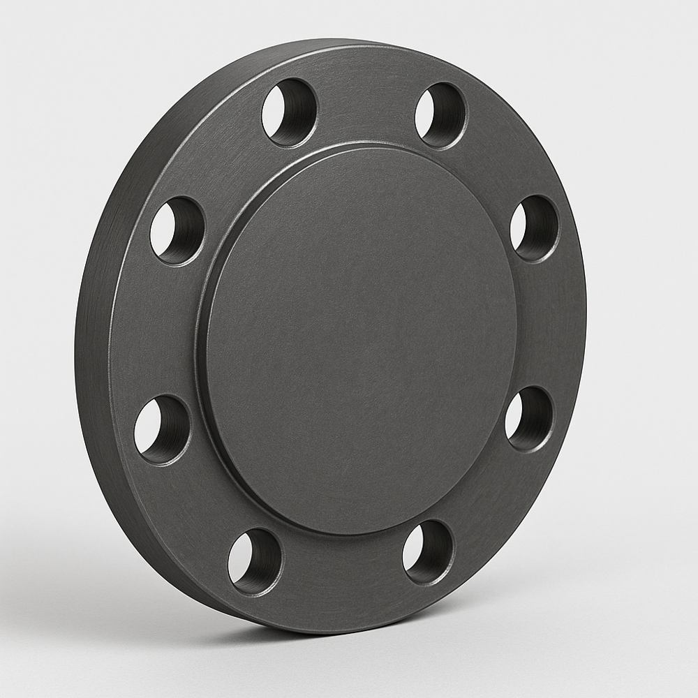 Plate Blind Flange - Color: Black