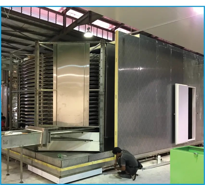 Spiral Iqf Freezer 1 Ton - Capacity: 500 Kg/Hr