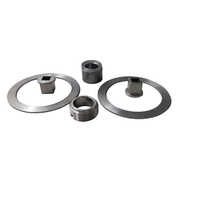 Pressur Plate And Nut - Color: Silver