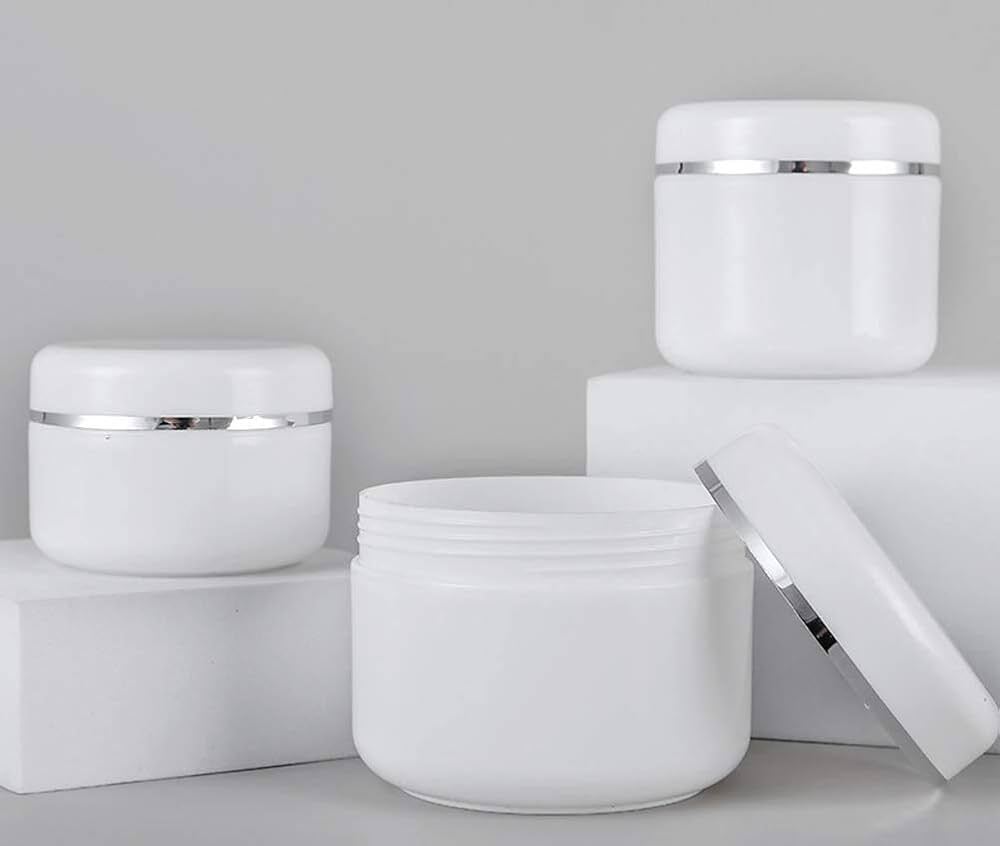200 Ml Cosmetic Containers - Color: White