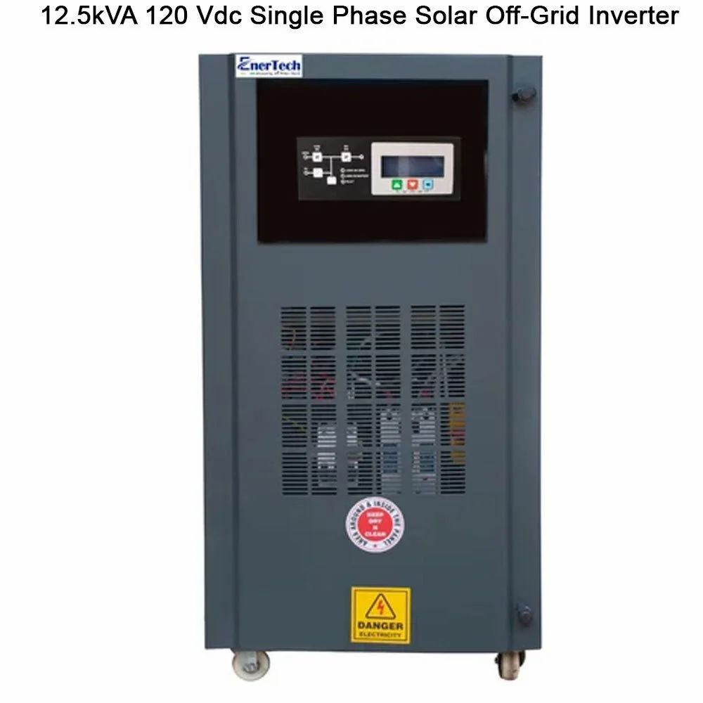 Enertech 12.5kva 120 Vdc Single Phase Solar Off-grid Inverter - Application: Industrial