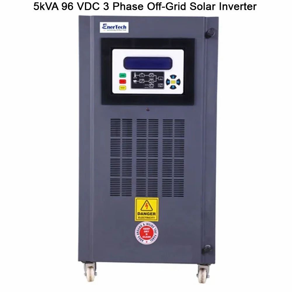Enertech 5Kva 96 Vdc 3 Phase Off-Grid Solar Inverter - Application: Commercial