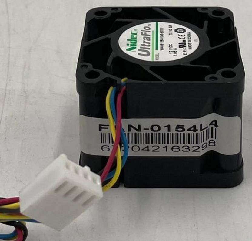 Nidec W40s12bs1d5-57z14 Axial Fan 12v=1.05a Dc Brushless Air Fan 4028mm Fan With Heat Sinks All In One Cooler  (black) - Color: Black