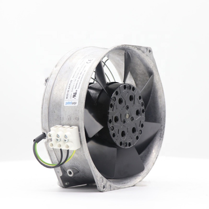 ebmpapst W2S130-AA75-A2 SK3324.107 130mm 230V AC 30W 0.19A 2350RPM Wind Power Rittal Cabinet Axial Cooling Fan M2S052-CA