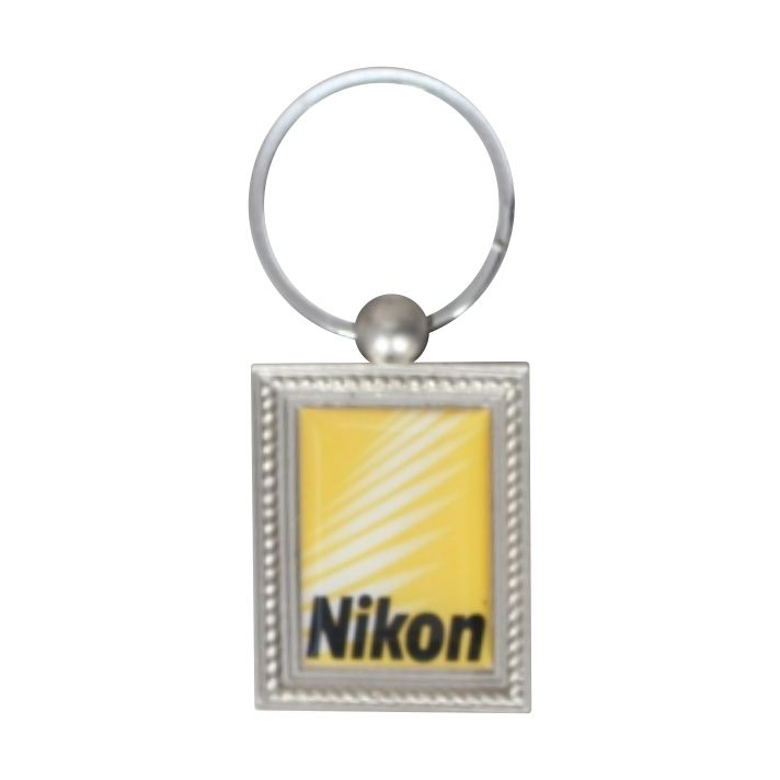 Nikon Logo Key Chain - Color: Silver