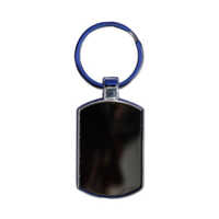 काला लेज़र उकेरा हुआ कीचेन