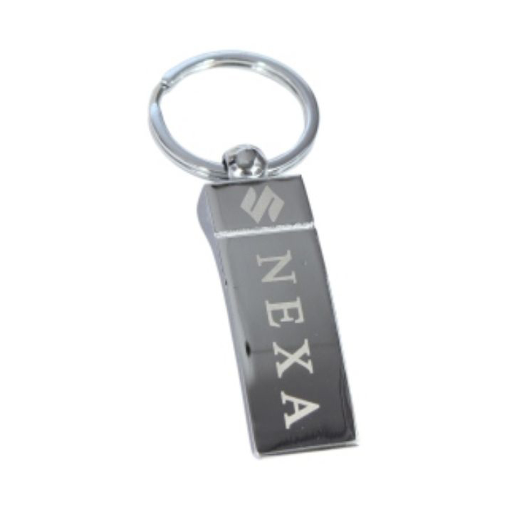 Nexa Laser Engraving Key Chain - Color: Silver