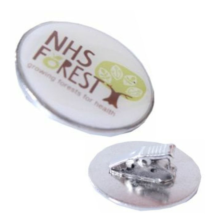 Round Metal Badge - Badge Type: Pin