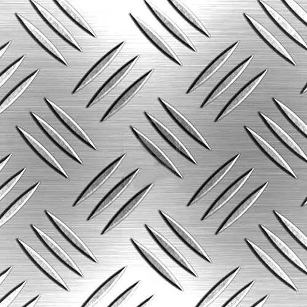 Aluminum Chequered Plate - Color: Silver