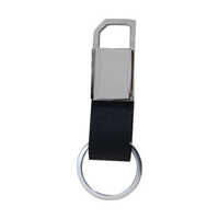 Hook Key Chain - Color: Silver And Black