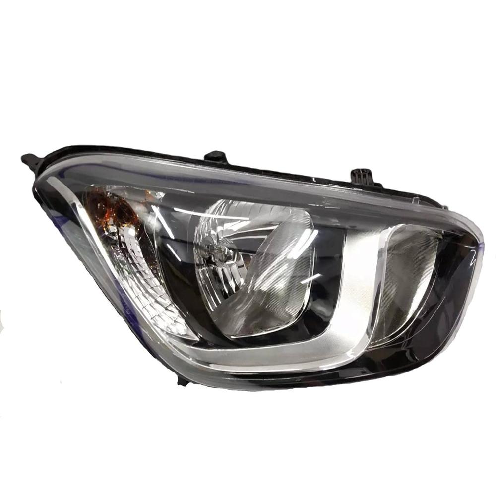 K D Headlight For Hyundai I20 2012-2014 Type 2 ( Without Adjustable Motor), Halogen