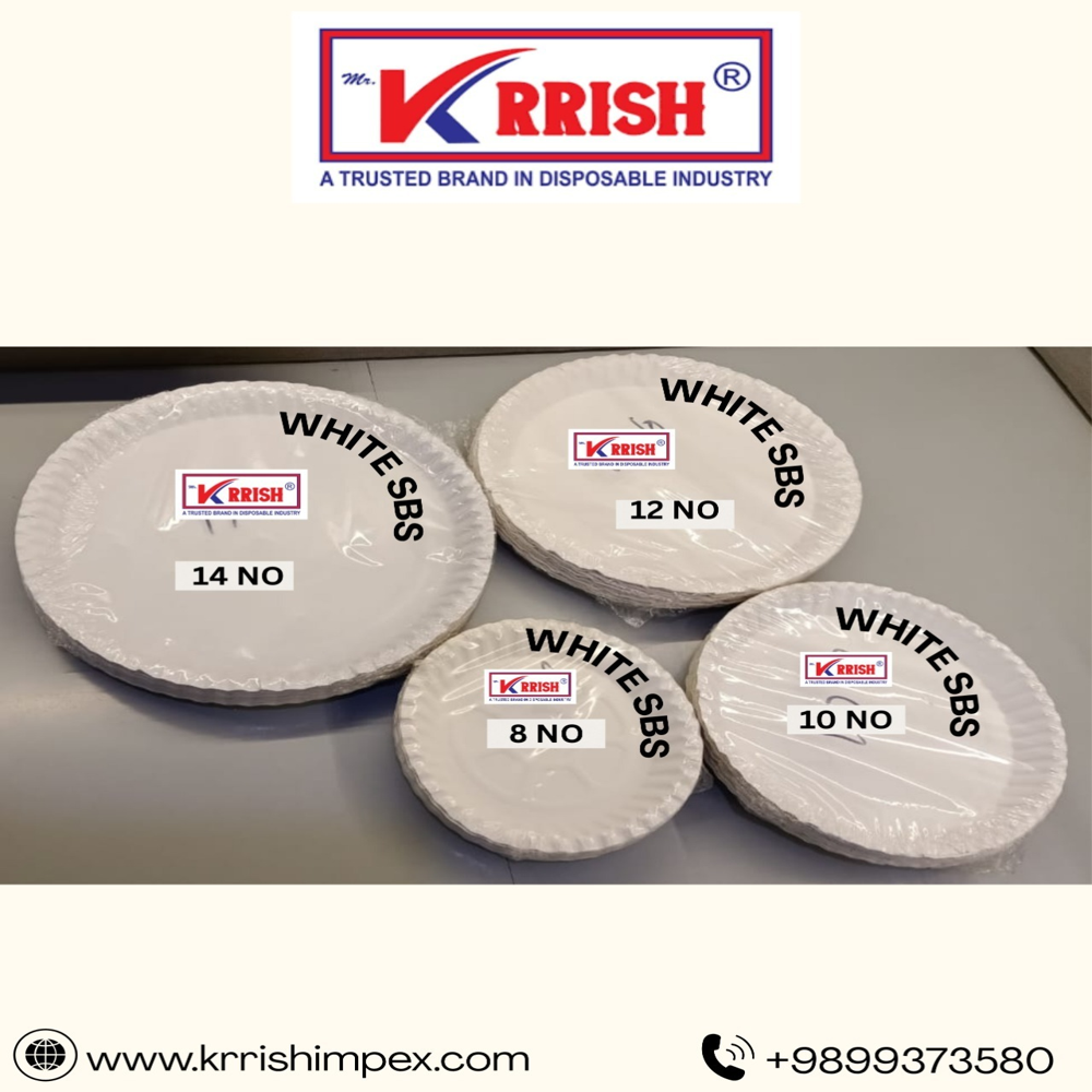 PAMPER PLATES SBS PAPER